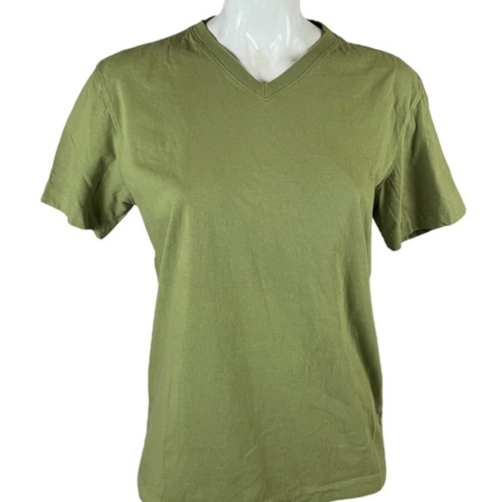 American Giant Men's 100% Cotton V Neck T-shirt Made in USA Size Small Wsh